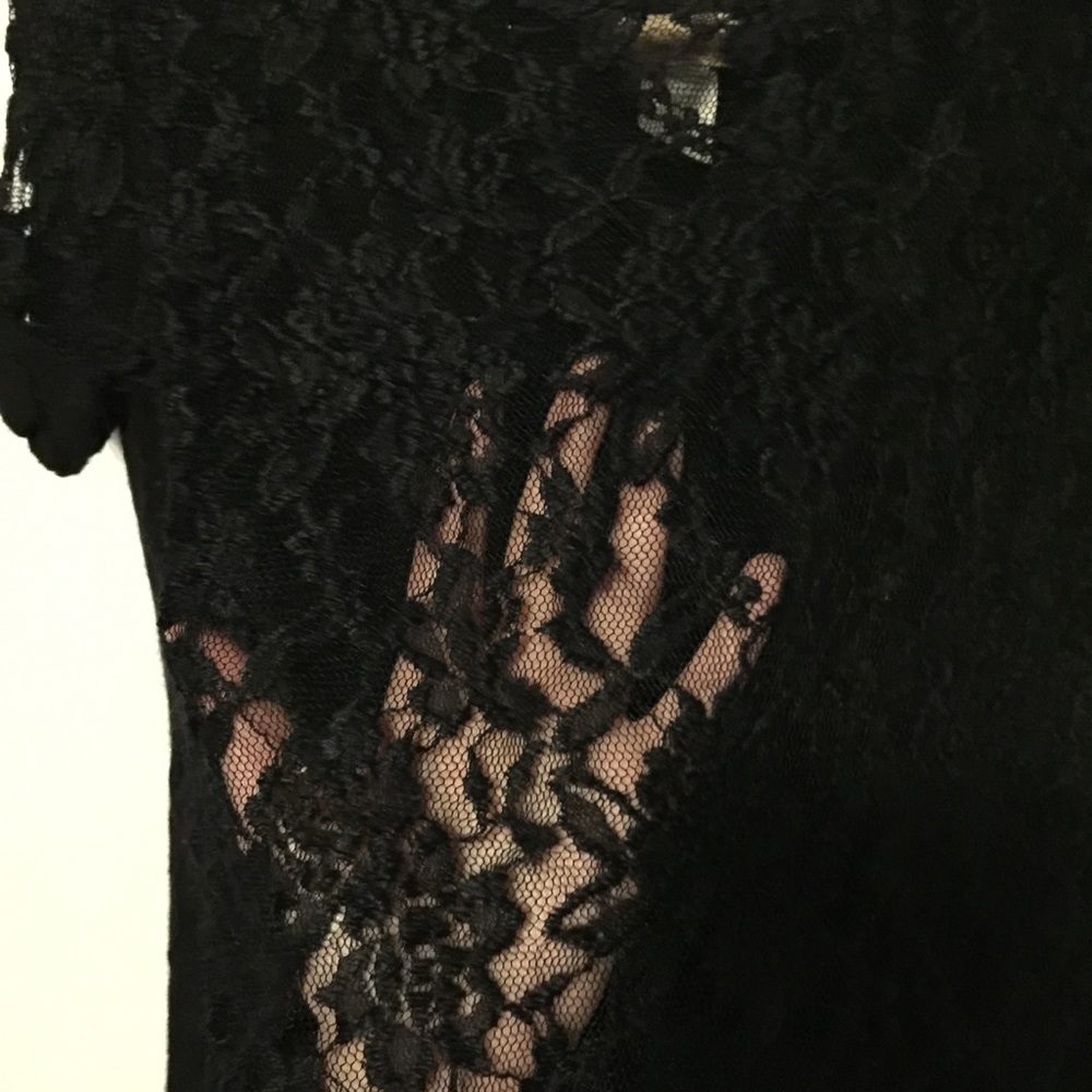 Lace front top